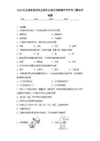 2023年云南省昆明市五华区云南大学附属中学中考三模化学试题(含答案)