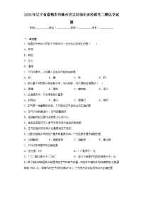 2023年辽宁省盘锦市兴隆台区辽河油田多校联考二模化学试题（含解析）