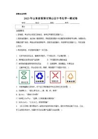 2023年山东省淄博市博山区中考化学一模试卷（含解析）