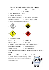 2023年广东省东莞市可园中学中考化学二模试卷（含解析）