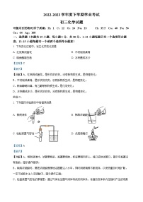 精品解析：2023年黑龙江省齐齐哈尔市建华区中考三模化学试题（解析版）