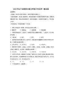 2023年辽宁省铁岭市部分学校中考化学一模试卷