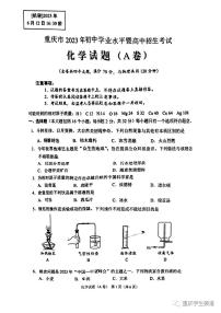 2023年重庆市中考化学（A卷）真题