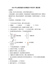 2023年山东省临沂市沂南县中考化学二模试卷（含解析）