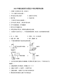 2023年湖北省黄石市四区中考化学联考试卷（含解析）