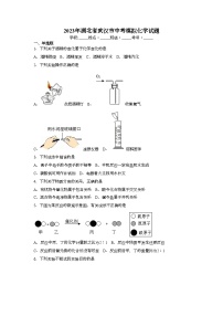 【中考冲刺】2023年湖北省武汉市中考模拟化学试卷(附答案)