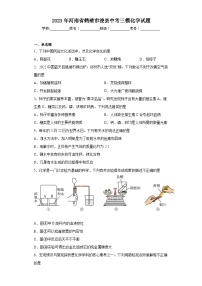 2023年河南省鹤壁市浚县中考三模化学试题(含答案)