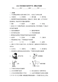 2023年河南省开封市中考二模化学试题(含答案)