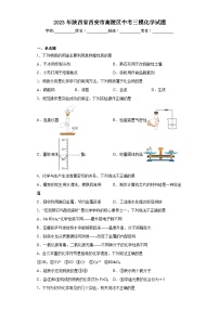 2023年陕西省西安市高陵区中考三模化学试题（含解析）