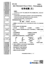 2023年陕西省安康市初中学业水平考试冲刺押轴模拟卷化学试题（三）