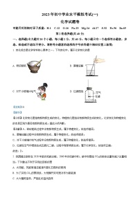 2023年云南省中考一模化学试题（解析版）