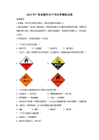 2023年广东省潮州市中考化学模拟试卷