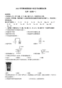 2023年河南省洛阳市汝阳县中考一模化学试题(含答案)