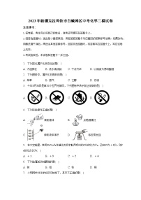 2023年新疆克拉玛依市白碱滩区中考化学二模试卷