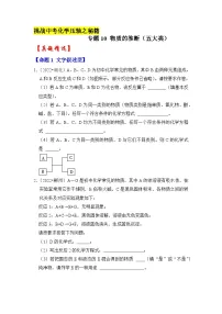 专题10 物质的推断（五大类）-挑战2023年中考化学压轴题之秘籍（原卷版）