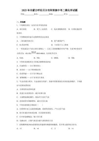 2023年内蒙古呼伦贝尔市阿荣旗中考二模化学试题(含答案)