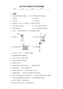 2023年四川省南充市中考化学真题(含答案)