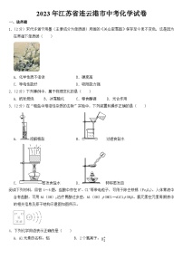 2023年江苏省连云港市中考化学试卷【含答案】