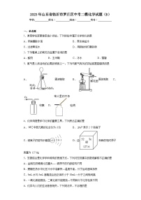 2023年山东省临沂市罗庄区中考二模化学试题（B）（含解析）