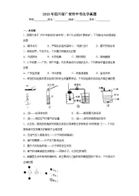 2023年四川省广安市中考化学真题（含解析）