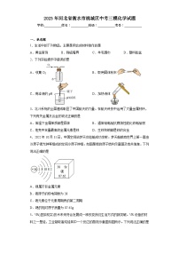 2023年河北省衡水市桃城区中考三模化学试题（含答案）