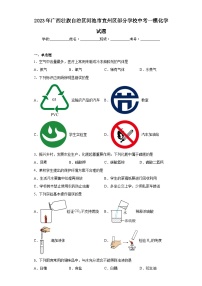 2023年广西壮族自治区河池市宜州区部分学校中考一模化学试题（含解析）