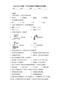 2023年辽宁省统一中考五城市中考模拟化学试题三（含解析）