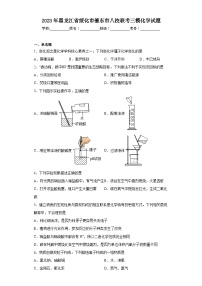 2023年黑龙江省绥化市肇东市八校联考中考三模化学试题（含答案）