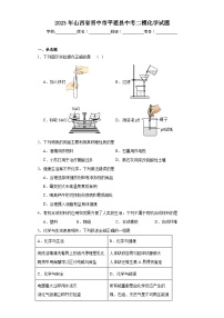 2023年山西省晋中市平遥县中考二模化学试题（含答案）