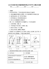 2023年内蒙古通辽市霍林郭勒市第五中学中考三模化学试题（含答案）