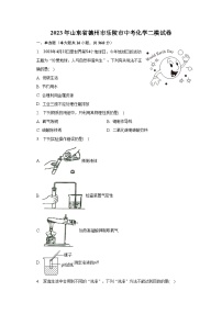 2023年山东省德州市乐陵市中考化学二模试卷