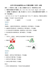 精品解析：广东省梅州市五华县中英文实验学校2022-2023学年九年级下学期3月月考化学试题（解析版）