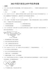 2023年四川省凉山州中考化学试卷【附参考答案】