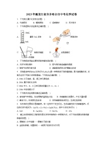 2023年黑龙江省齐齐哈尔市中考化学试卷(含答案解析)