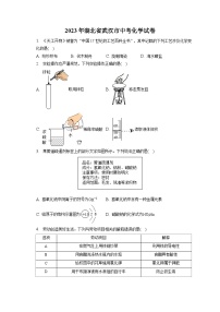 2023年湖北省武汉市中考化学试卷(含答案解析)