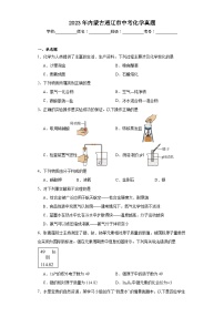 2023年内蒙古通辽市中考化学真题（含解析）