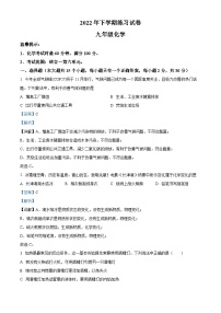 精品解析：湖南省娄底市涟源市2022-2023学年九年级上学期12月月考化学试题（解析版）