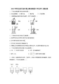 2023年河北省石家庄重点教育集团中考化学三模试卷