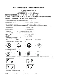 广西壮族自治区北海市合浦县2022-2023学年九年级上学期期中化学试题