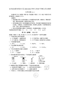 江苏省江阴市周庄片区2020-2021学年九年级下学期3月份调研化学试卷