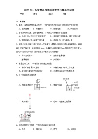 2023年山东省青岛市市北区中考二模化学试题（含解析）