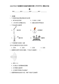 2023年辽宁省朝阳市龙城区朝阳市第八中学中考三模化学试题（含解析）