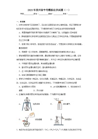 2023年贵州省中考模拟化学试题（一）（含解析）