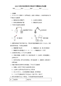 2023年贵州省贵阳市开阳县中考模拟化学试题（含解析）