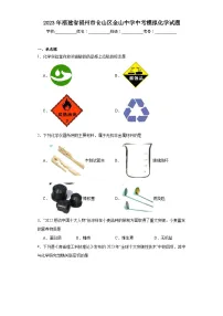2023年福建省福州市仓山区金山中学中考模拟化学试题(含解析)