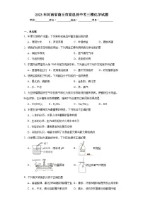 2023年河南省商丘市夏邑县中考三模化学试题(含解析)