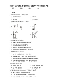 2023年辽宁省朝阳市朝阳市部分学校联考中考二模化学试题（含解析）