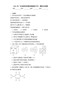 2021年广东省深圳市教科院提供中考一模化学试题（含解析）