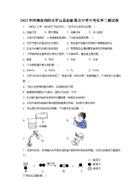 2023年河南省信阳市罗山县彭新重点中学中考化学二模试卷（含解析）