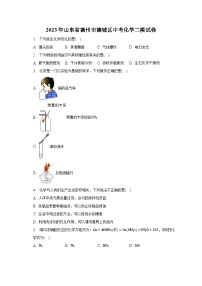 2023年山东省德州市德城区中考化学二模试卷（含解析）